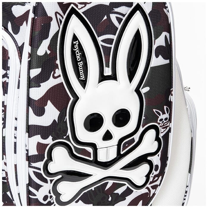 サイコバニー Psycho Bunny PBMG3SC2 CAMO キャディバッグ 9インチ