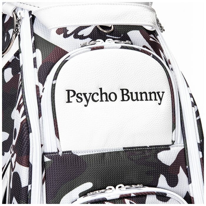 サイコバニー Psycho Bunny PBMG3SC2 CAMO キャディバッグ 9インチ