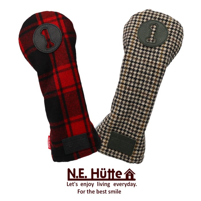 エヌ.イー.ヒュッテ N.E.Hutte プレミアムチェック シリーズ ドライバー用 ヘッドカバー DR用 お洒落 可愛い 7,214円