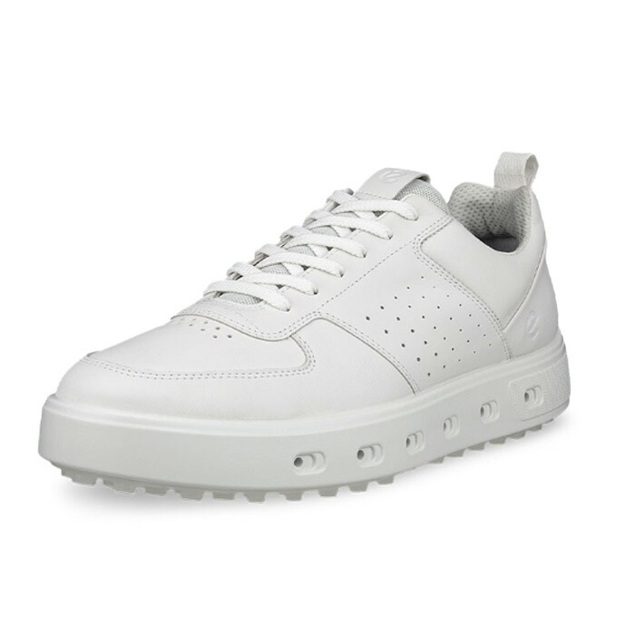 エコー ecco 111704-01007 STREET 720 ゴルフシューズ WHITE スパイクレス 天然皮革 with GORE-TEX