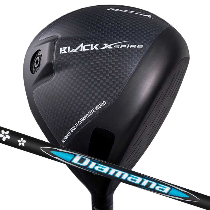 楽天市場】(カスタムクラブ)ムジーク muziik BLACK XSPIRE ドライバー