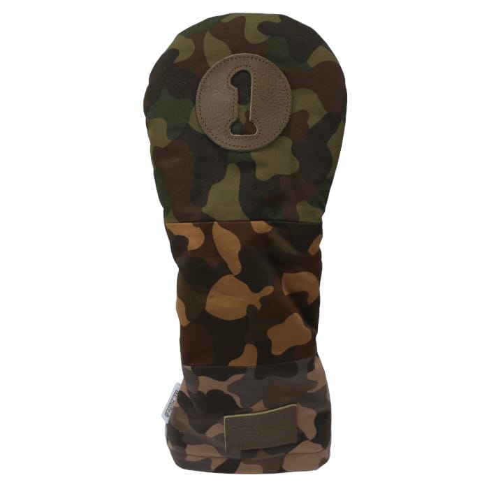 エヌ.イー.ヒュッテ N.E.Hutte ジャングルシリーズ カモ柄 ドライバー用ヘッドカバー Camouflage Head Cover