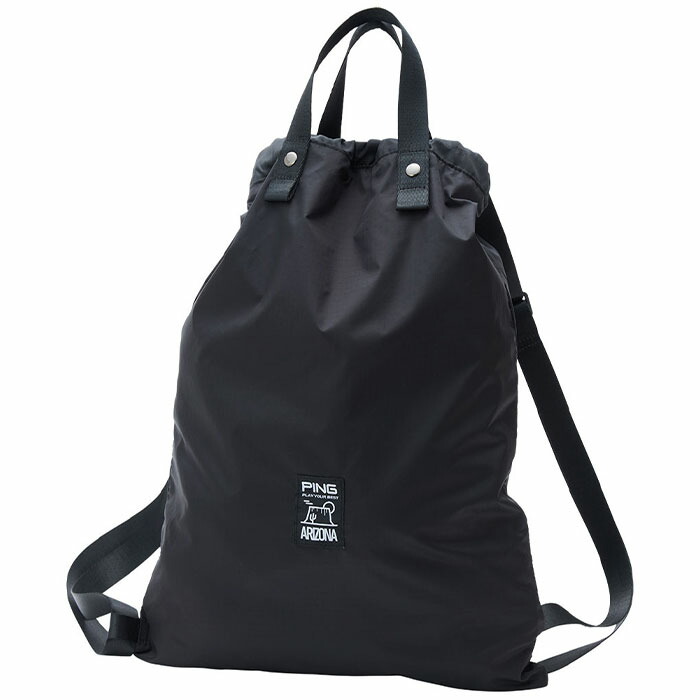 新品⭐︎PINGリュック(黒)ゴルフに♪ ピン PING GB-U2201 カスタムバックパック ブラック 2022年
