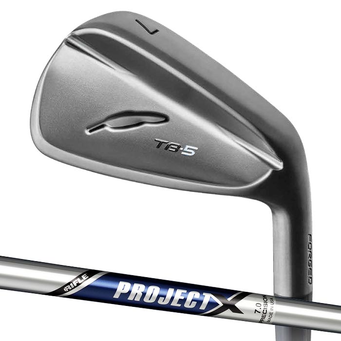 【お買い物マラソン限定！2人に1人最大P100%バック】【メーカーカスタム】FOURTEEN フォーティーン TB-5 FORGED(25) アイアン ブラックサテン PROJECT X 5I単品｜ゴルフショップ　ウィザード