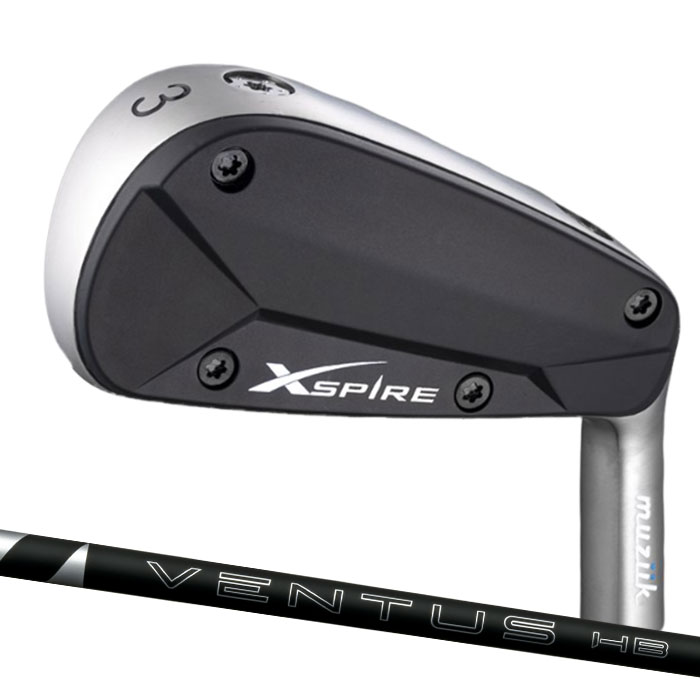 (カスタムクラブ)ムジーク muziik Xspire Titanium UT Iron フジクラ VENTUS HB BLACK ユーティリティ アイアン