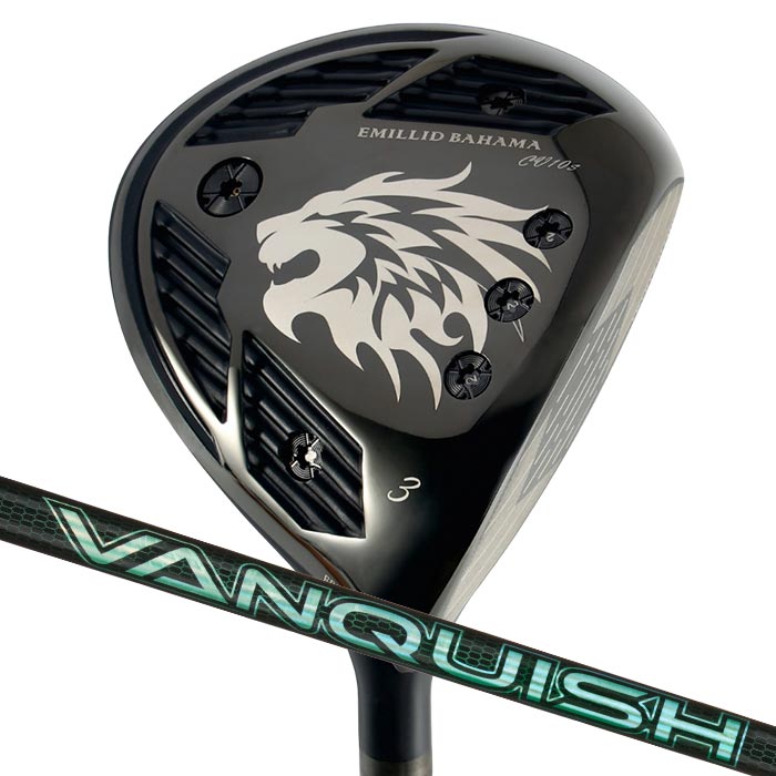 (カスタムフェアウェイウッド) エミリッドバハマ カールヴィンソン CV10s BK FW 三菱ケミカル VANQUISH VV EMILLID BAHAMA Carlvinson