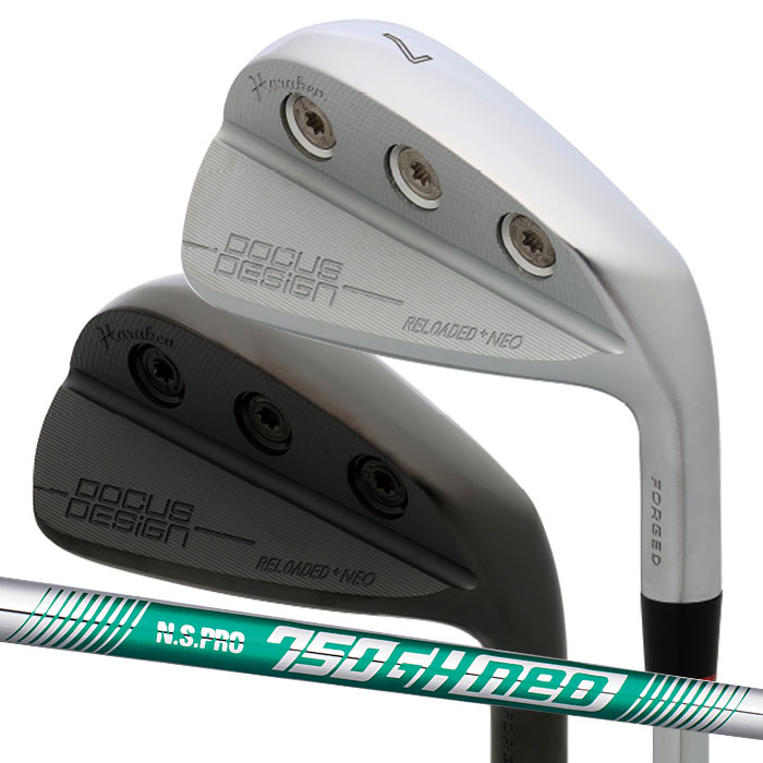 (カスタムクラブ) DOCUS RELOADED+ NEO IRON アイアンN.S.PRO 750 neo 6I～P(5本セット) ドゥーカス