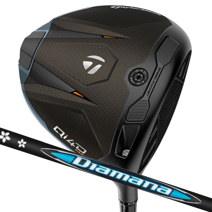 (メーカーカスタム)テーラーメイド Qi 4D MAX ドライバー 三菱ケミカル ディアマナ BB 日本正規品 TaylorMade キューアイ