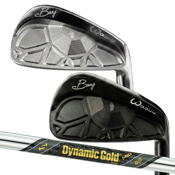 【お買い物マラソン限定!2人に1人最大P100%バック】(カスタムアイアン) WAOWW ワオ BANG IRON DG MID 115 6I~PW(5本セット) バン|ゴルフショップ ウィザード