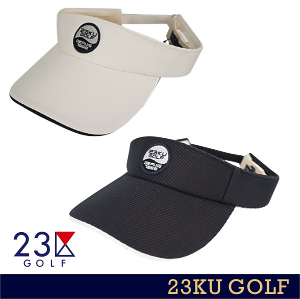 23区GOLF レディースバイカラーサンバイザー