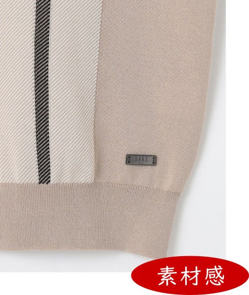【New】DAKSGOLFメンズDAKSロゴジャガードベスト【KRDUNS-0205BK】==MadeinJapan==