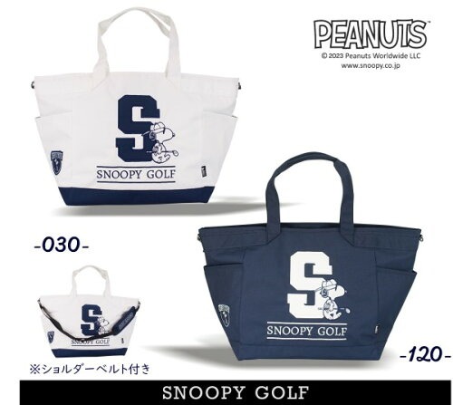 SNOOPY GOLF 大容量トートバッグ　新品タグ付き 642-4981105-1.jpg