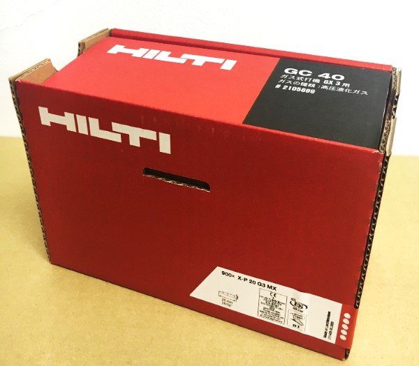 楽天市場】HILTI ヒルティ GX 3用ピン (連発) X-C 20 G3 MX (1200本 