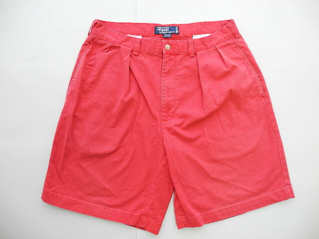 red cotton shorts mens