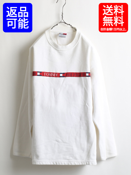 tommy jeans white crew neck