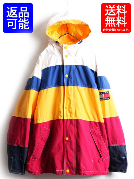 red blue yellow tommy hilfiger jacket