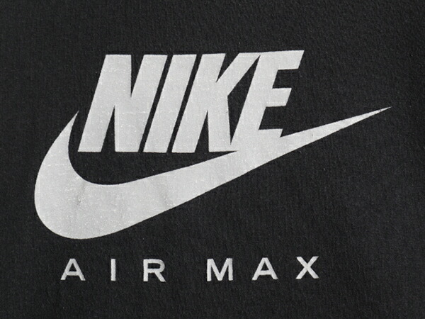 90s 00s 大きいサイズ Xl 人気 黒 Nike ナイキ Air Max プリント 長袖 Tシャツ メンズ 男性 古着 オールド エアマックス ロンt ロゴ Us古着 中古 90年代 00年代 Airmax エア 長袖tシャツ プリントt ロゴt スウォッシュ スウッシュ クルーネック