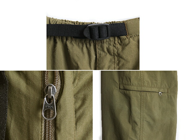 03年製 大きいサイズ Xl パタゴニア メンズ ギ Ii パンツ 男性 メンズ 古着 Patagonia M S Gi 2 Pants イージーパンツ ベルト付き Us古着 中古 ナイロンパンツ カーゴパンツ アウトドア ウェア ワンポイント ロゴ刺繍 カーキ グリーン ポケット オリーブ 緑