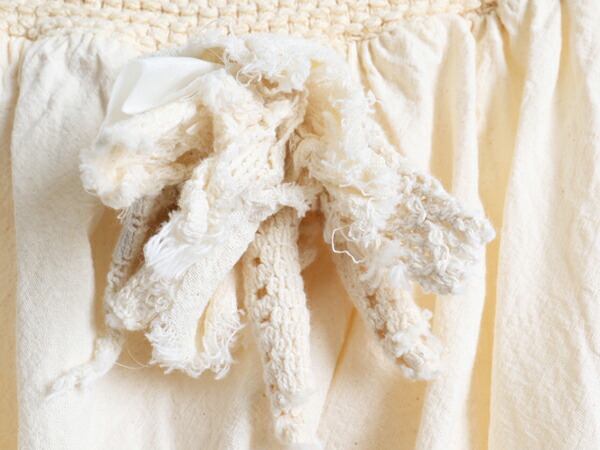 80 S ビンテージ Grandi チューブトップ オールインワン パンツドレス レディース 女性 サイズ M 程 ベアトップ 古着 レース編み 80年代 パンツドレス ビンテージ リゾート 生成り カジュアル ジャンプスーツ パンツ ノースリーブ リネン サロペット ワイド 白