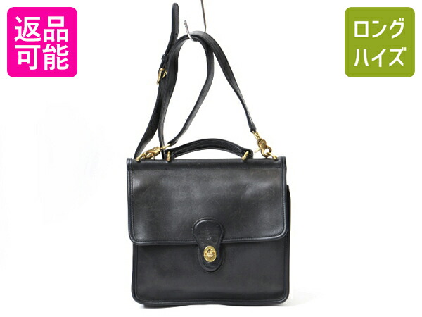 人気 黒 オールドコーチ Coach コーチ 2way 本革 レザー ショルダーバッグ ハンドバッグ 斜めがけ ハンドル付き レディース ウィリス 中古 ショルダー バッグ レザーバッグ カバン 多ポケット ターンロック ブラック メンズ 男女兼用 アメカジ ポケット 本革レザー Ipag Org