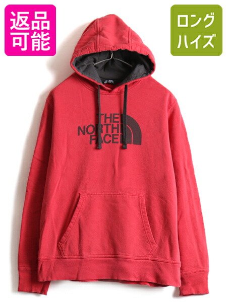 ノルウェー顔 ビッグ ロゴ 連刷 2調音 スウェット ボンネット パーカー メンズ 紳士 M 古着 トレイナー The North Face 後部起毛 Us古着 中古 ジャージー スウェットパーカー プリントパーカー フードパーカー ロゴパーカー 赤いこと 赤色 ピュアー 灰分 暗灰色