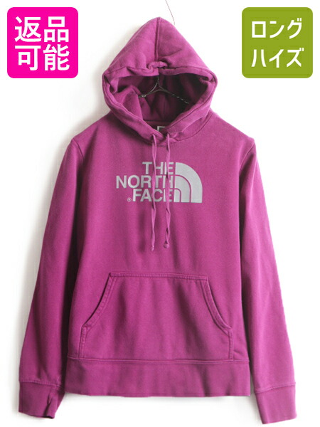 希少サイズ S □ ノース 紫 The レディース ノースフェイス プリント 