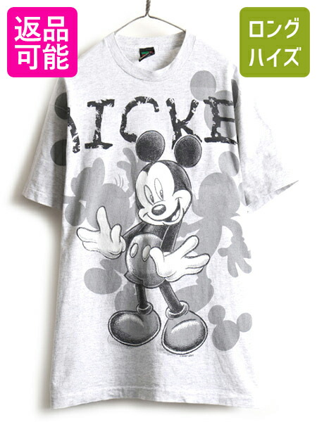 人気 希少 美品 US古着 XL リンガーT シャツ ミッキー ディズニー 90sヴィンテージディズニーミッキーマウスTシャツ希少リンガーXL
