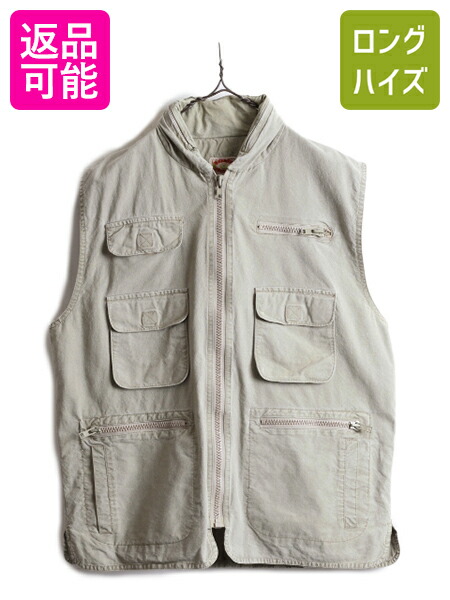 80s BANANA REPUBLIC コットンベスト フィッシング柄 80s “BANANA REPUBRIC” fishing vest 80年代 バナナリパブリック