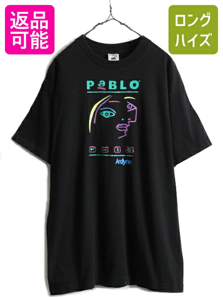 楽天市場】90s ☆ クラッシュ プリント Tシャツ 黒 メンズ L / 90年代