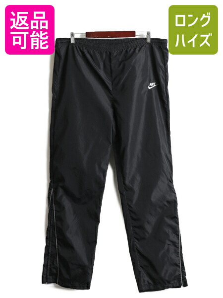 90s OLD NIKE ナイキ トラックパンツ Large ブラック×ピンク k-apd27y23n14y8458.jpg