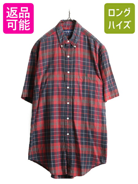 美品希少 ポロラルフローレン パッチワークインディアンマドラスボタンダウンシャツ Ralph Lauren - ラルフローレン インディアン マドラス チェック