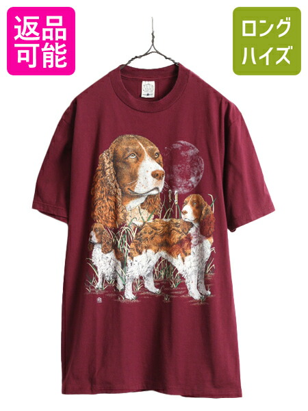 80s 90s スパニエル犬 アート ヴィンテージTシャツ 509 80s 90s スパニエル犬 アート ヴィンテージTシャツ 509 - メルカリ