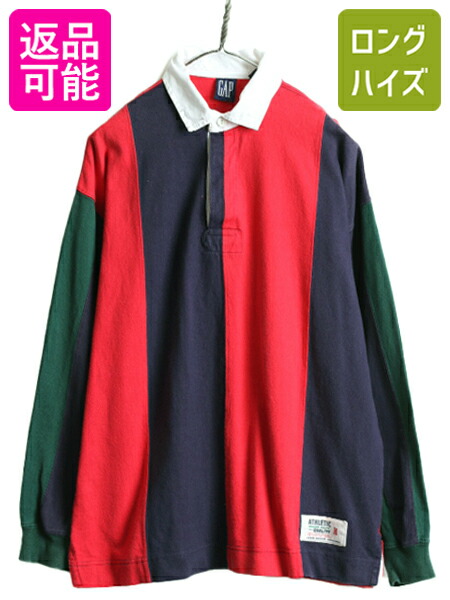 J.CREWラガーシャツ ヴィンテージ 台湾製 L 90年代 楽天市場】90s □ J CREW ボーダー 長袖 ラガー シャツ ( メンズ