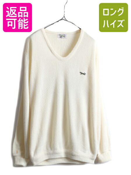 美品USA製60s〜70s ヴィンテージ　半袖サマーニット　ツートーン 美品60s〜70sヴィンテージ 半袖サマーニットポロシャツ