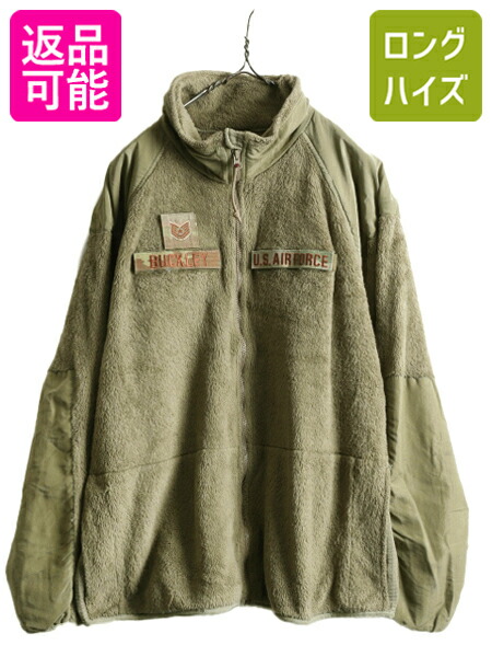 民間 GEN3 フルジップ 毛長 フリース ジャケット MEDIUM / 古着 ミリタリーECWCS レベル3 ジャンパー ARMY ブルゾン コヨーテ ジャンパー main image 1