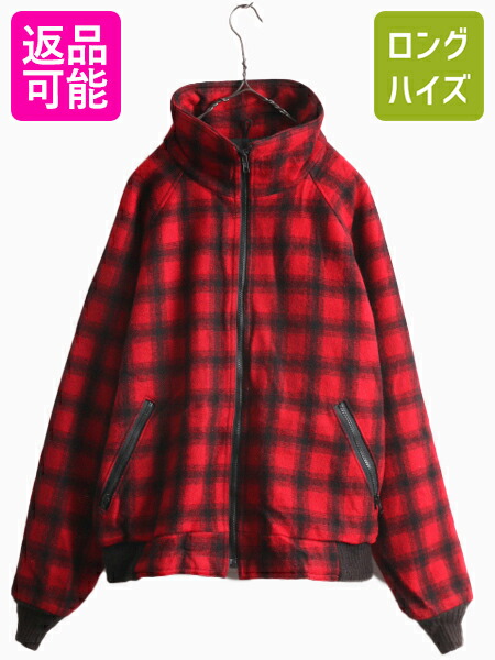 美品　エルエルビーン　スイングトップ　ブルゾン　裏地チェック柄　90s　M 美品エルエルビーンスイングトップブルゾン裏地チェック柄90sM