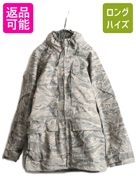 ✨送料無料　ABU ゴアテックスジャケット　MEDIUM/L 00s USA製 米軍 USAF APECS ABU デジタル タイガーカモ GORE-TEX