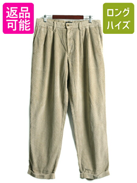 楽天市場】90s DOCKERS ノータック 太畝 コーデュロイ パンツ 34 32