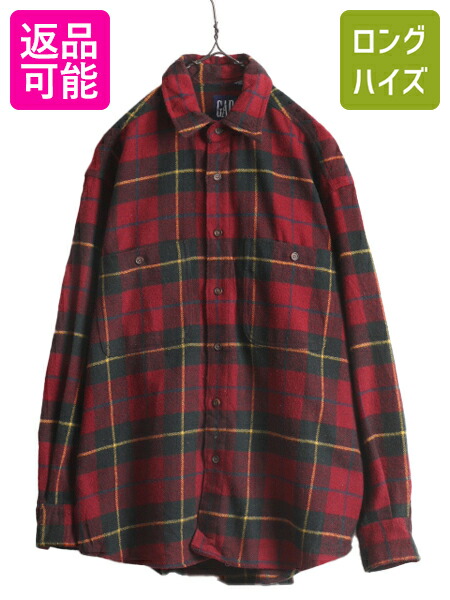 楽天市場】00s □ OLD GAP チェック 長袖 ボタンダウン シャツ