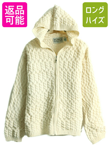 美品✨ARAN メリノウールフィッシャーマンニット　カーディガン　アイルランド製 楽天市場】アイルランド製 □ aran crafts フィッシャーマン