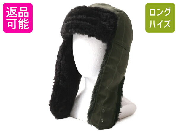 【4/12 24h限定777円OFFクーポン!】 ノースフェイス 中綿入り フライト キャップ メンズ フリーサイズ / THE NORTH FACE 防寒 耳当て チェック ナイロン ボア パイル ボンバー | 古着 中古 帽子 ハット フライトキャップ アウトドア 秋 冬 フライヤーズ アビエイター イヤー