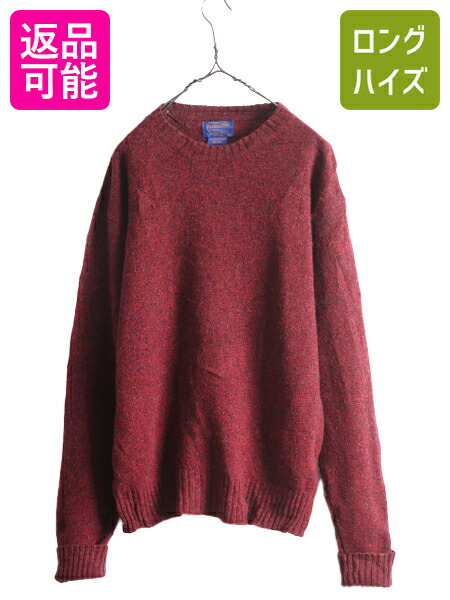 楽天市場】70s USA製 ペンドルトン ヘンリーネック ウール ニット