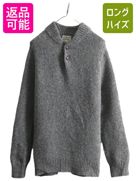 楽天市場】□ エルエルビーン フルジップ ウール ニット セーター