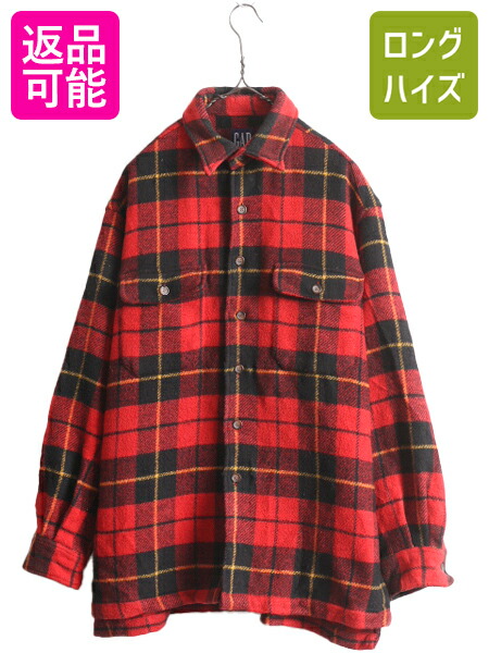 00s 美品 GAP オンブレ チェック ウールジャケット 裏地コーデュロイ 中古・古着通販】GAP (ギャップ) コーデュロイジャケット