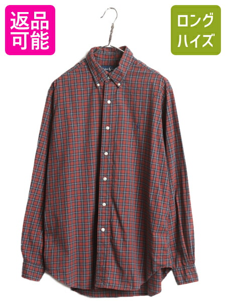 楽天市場】90s □ ラルフローレン チェック 長袖 シャツ メンズ