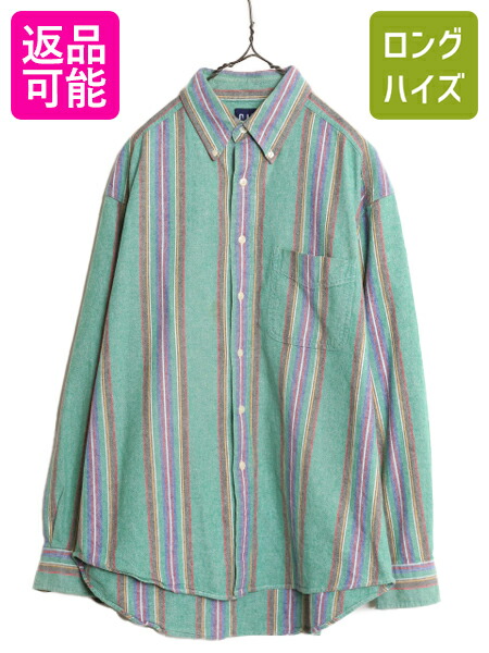 楽天市場】90s USA製 □ OLD GAP オックスフォード ストライプ