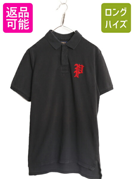 ☆新品 ポロラルフローレン USA製 半袖ポロシャツ 鹿の子 星条旗