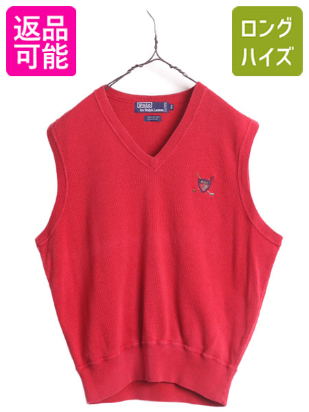 デザイン希少　Polo ラルフローレン　ベスト 0e134b2bddb842e85cda721ff3b9f2