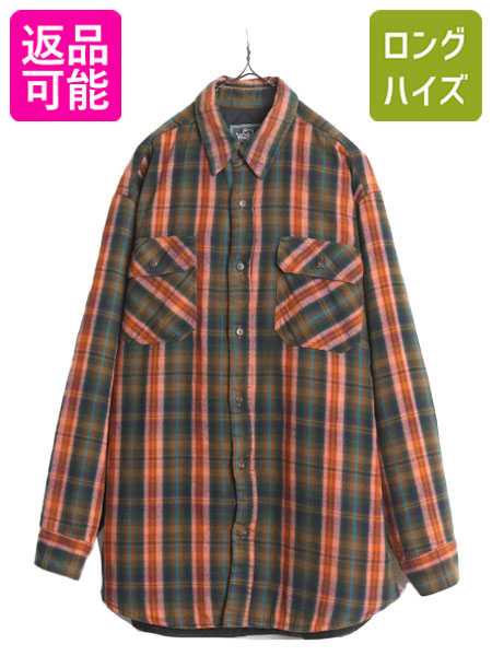 90年代 ヴィンテージ ウールリッチ ヘビーネルシャツ WOOLRICH - 90s USA製 ウールリッチ ネイティブ 総柄 ボタン