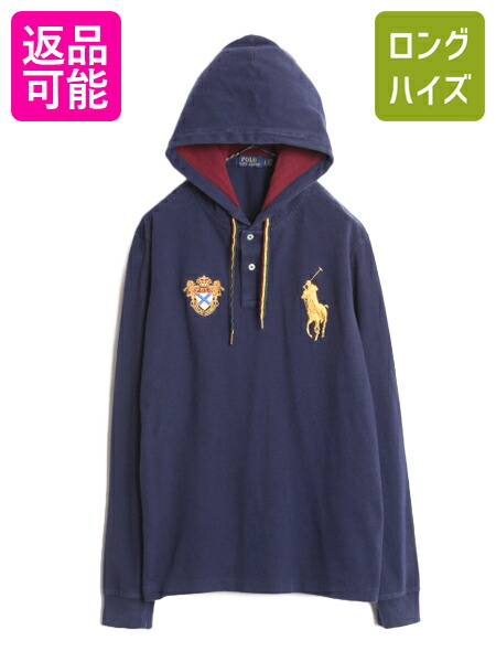 ポロ(XL) パーカー フーディー ラルフローレン 90's ヴィンテージ 古着 2024-0330-254.jpg